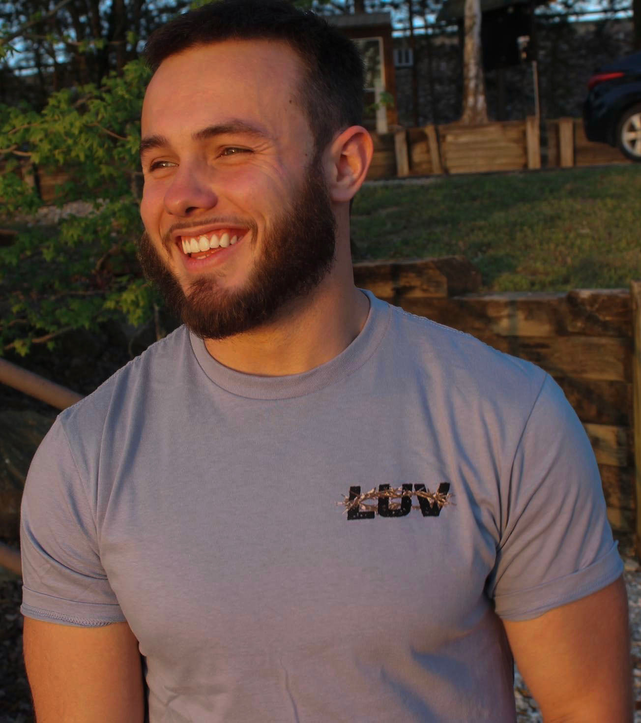 LUV T-Shirt - Stone Blue